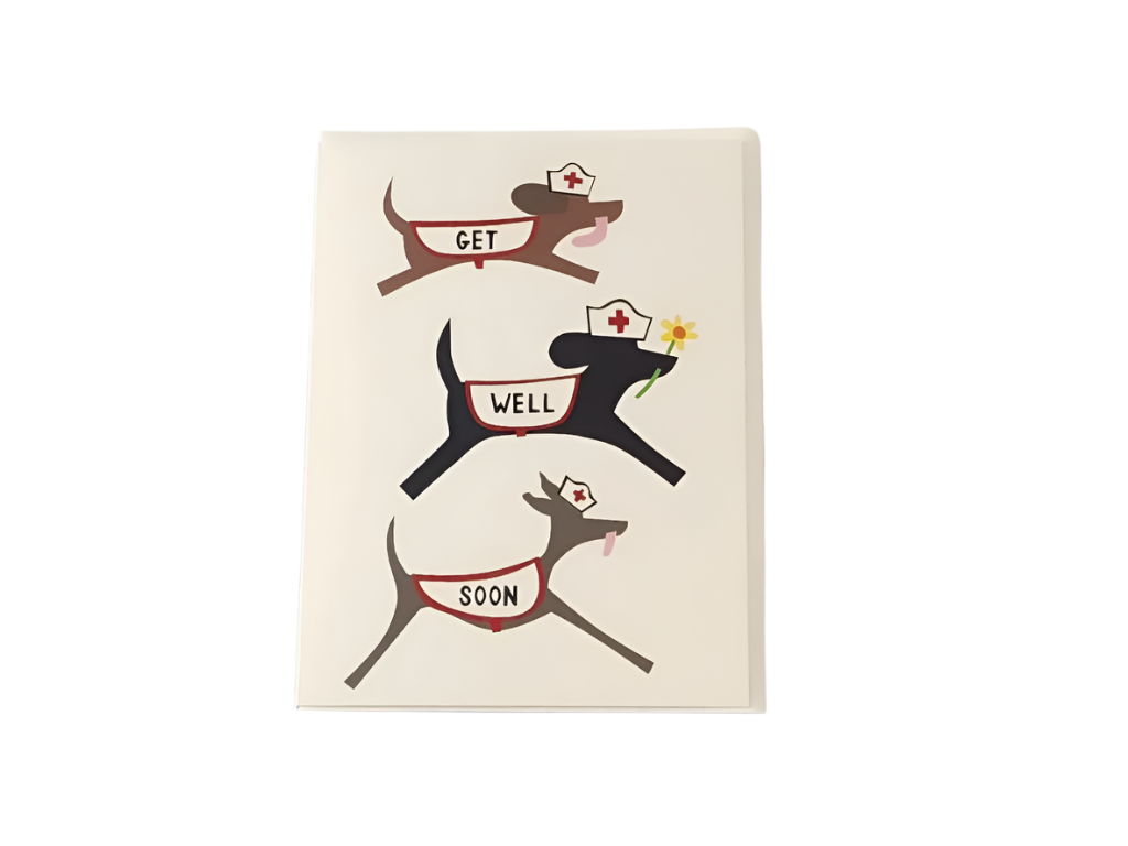 Get Well Doggies Greeting Card