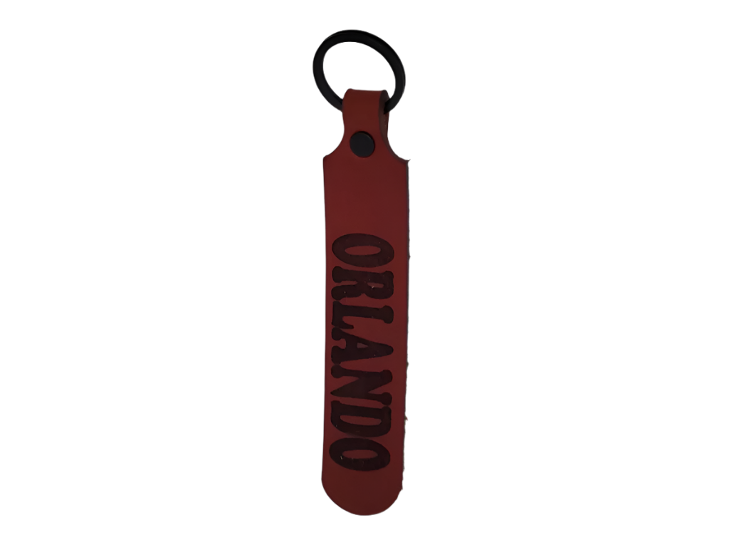 Orlando Leather Keychain