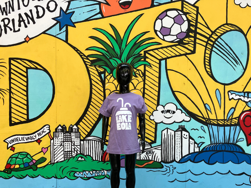 Lake Eola Fountain Tee, Youth