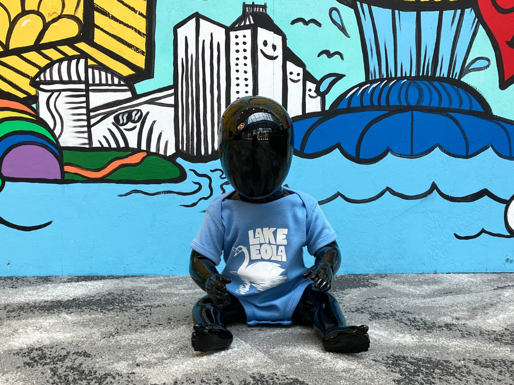 Lake Eola Swan Onesie
