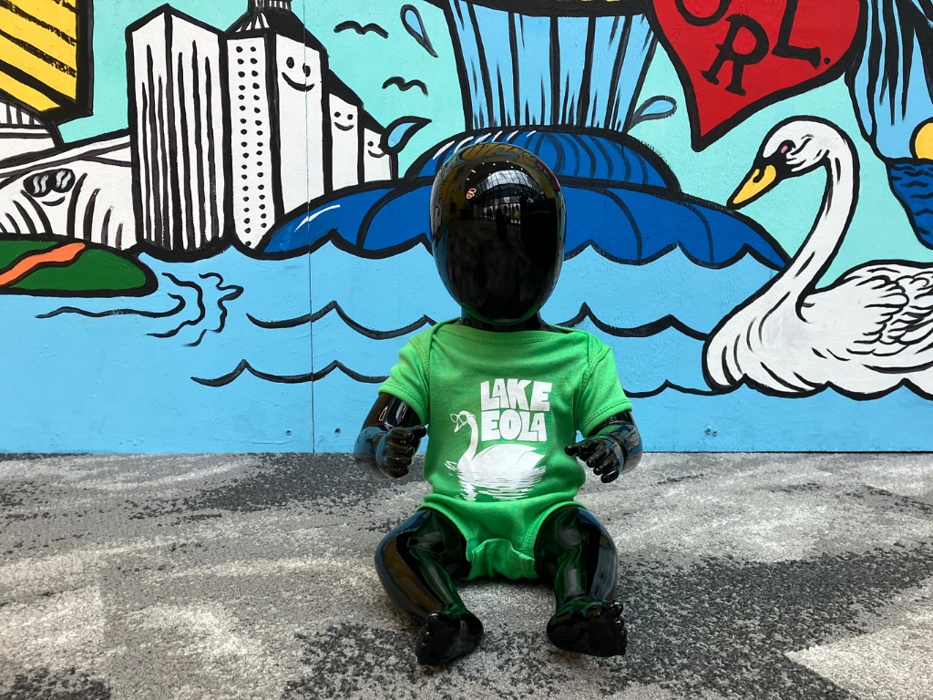 Lake Eola Swan Onesie