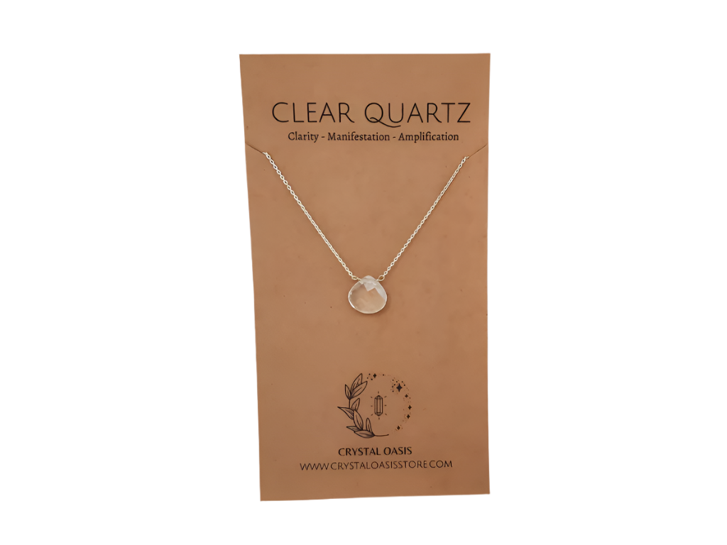 Clear Quartz Single Stone Pendant