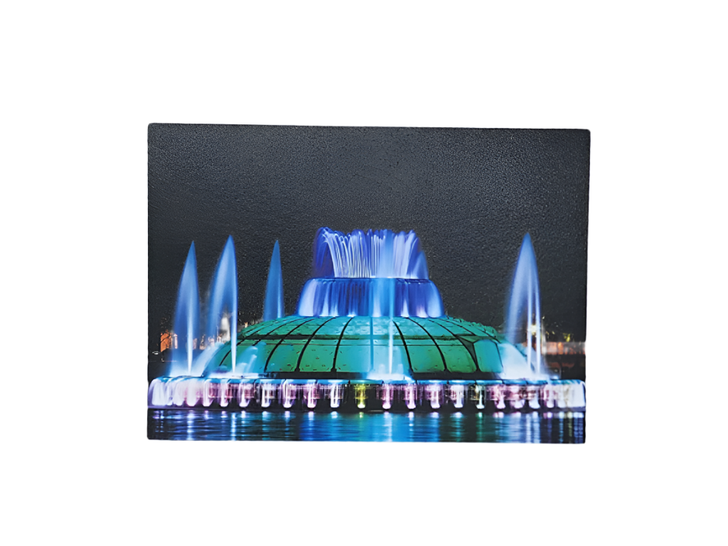 Postcard Fountain Birth