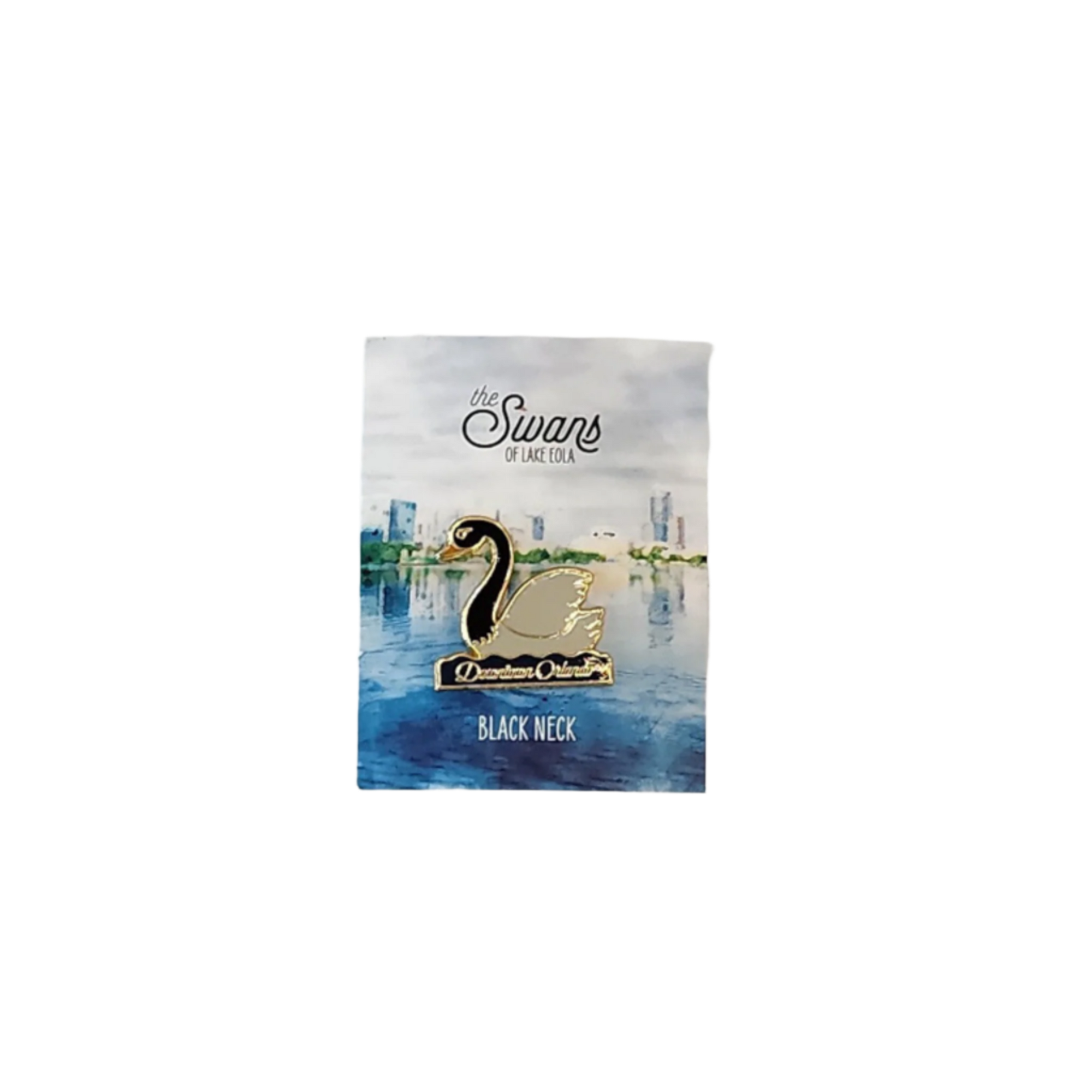 Black Neck Swan Pin