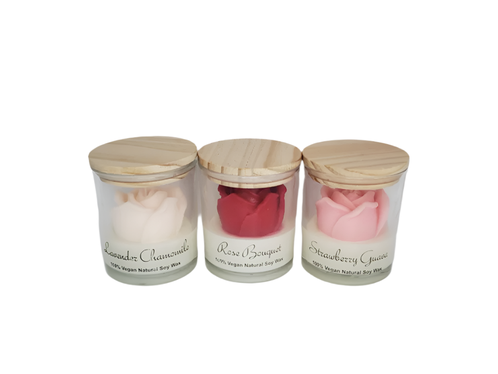 Blooming Rose Candle