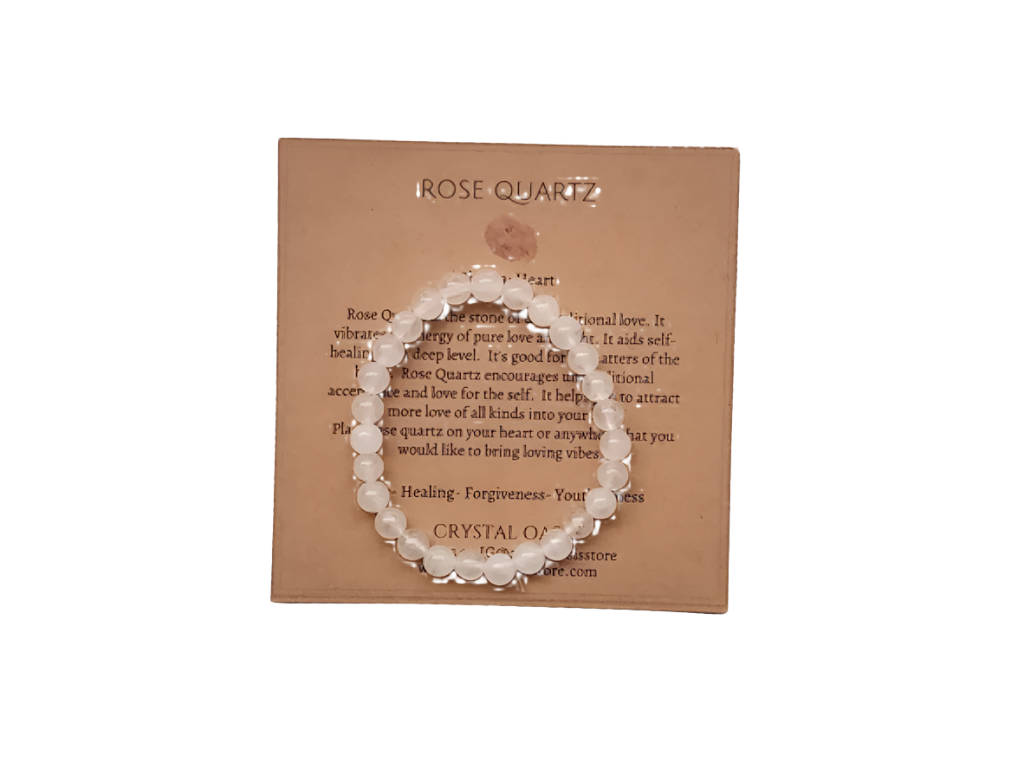 Rose Quartz Bead Bracelet 6 mm