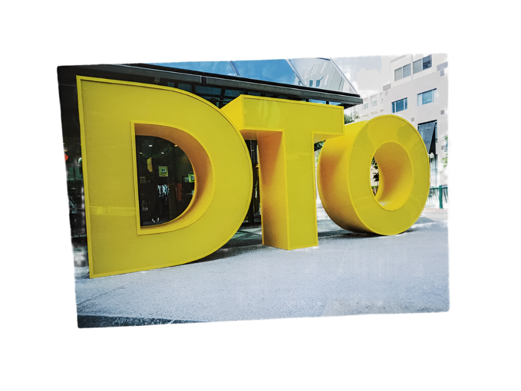 Postcard DTO Sculpture