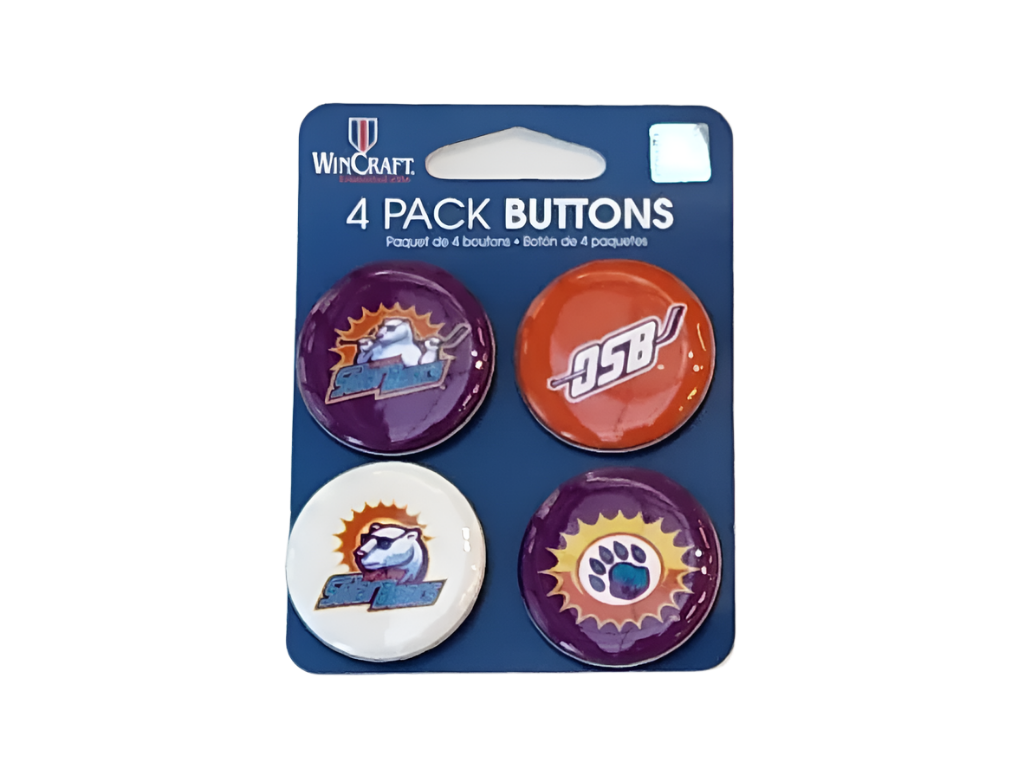 Solar Bears 4 Pack Pins