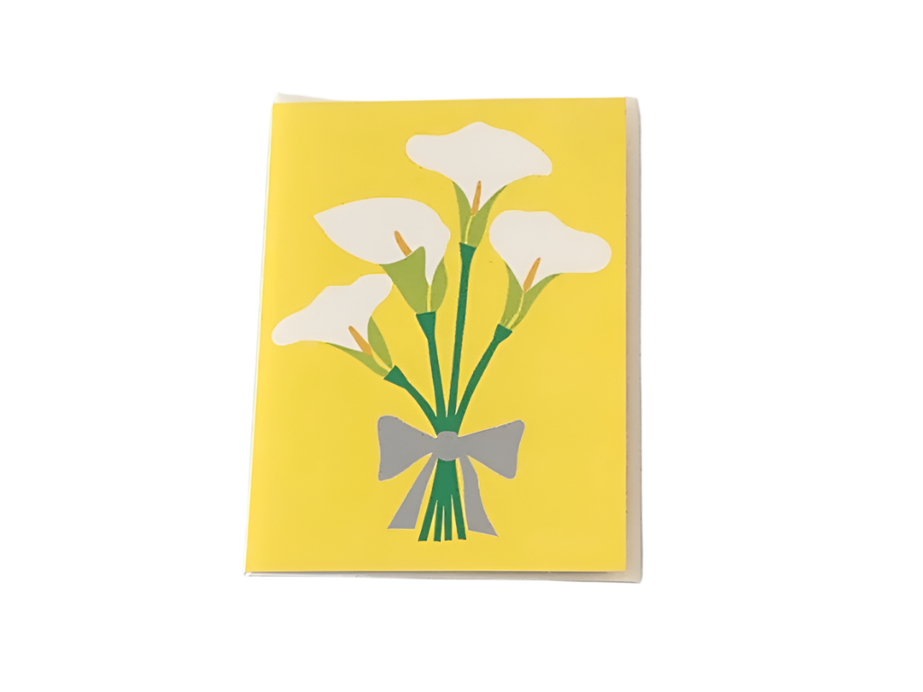 Calla Lillies Sympathy Card