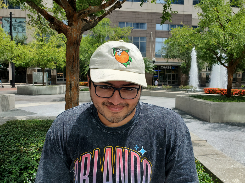 Orange Blossom Ball Cap