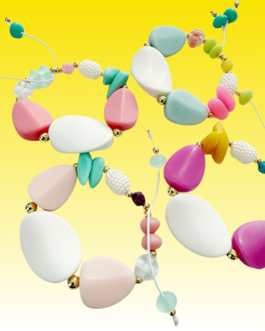 Aura Pop Resin Bracelet