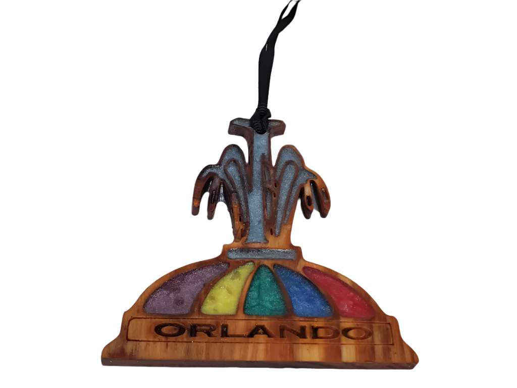 Pride Lake Eola Fountain Ornament