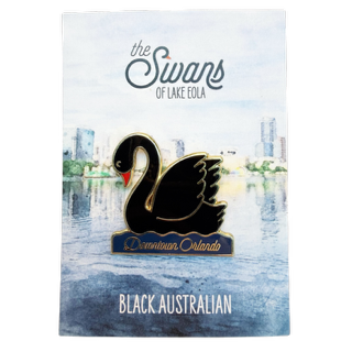 Black Australian Swan Pin