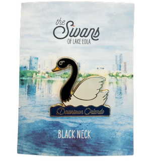 Black Neck Swan Pin