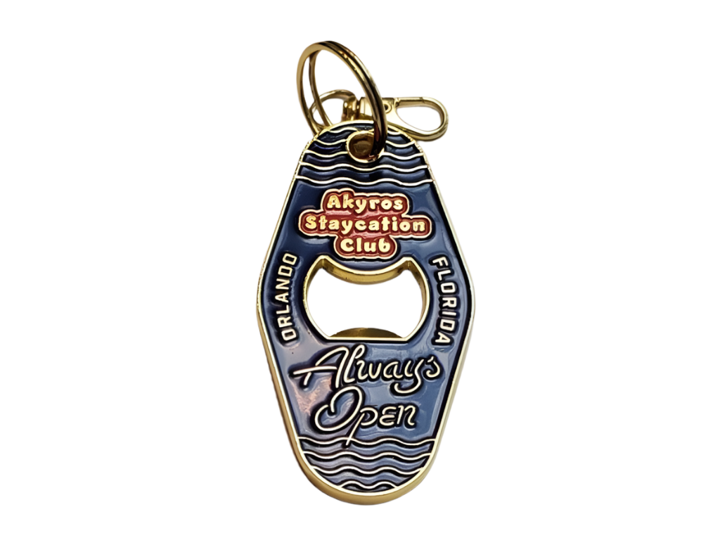 Staycation Club Keychain