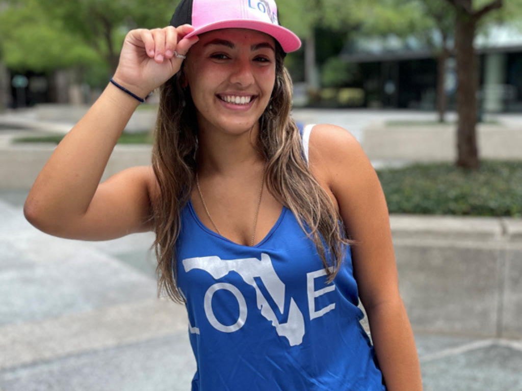 Love Florida Performance Racerback