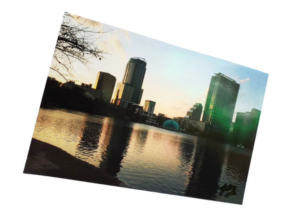Lake Eola, Photo Greeting Card