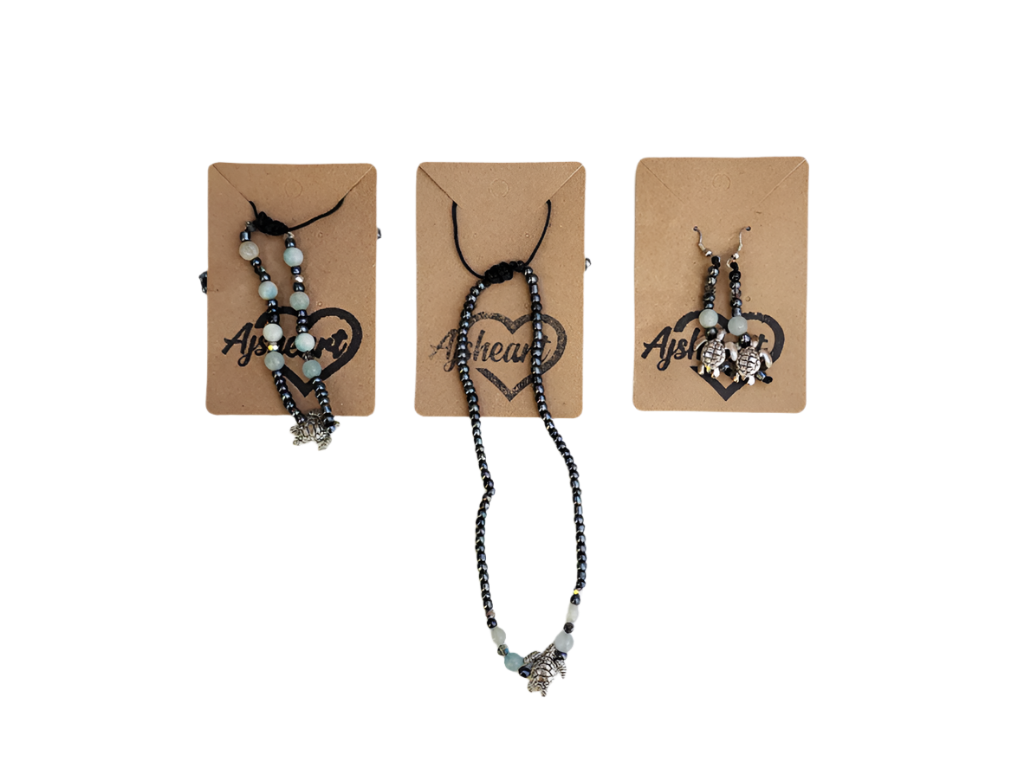 Turtle Hematite Set