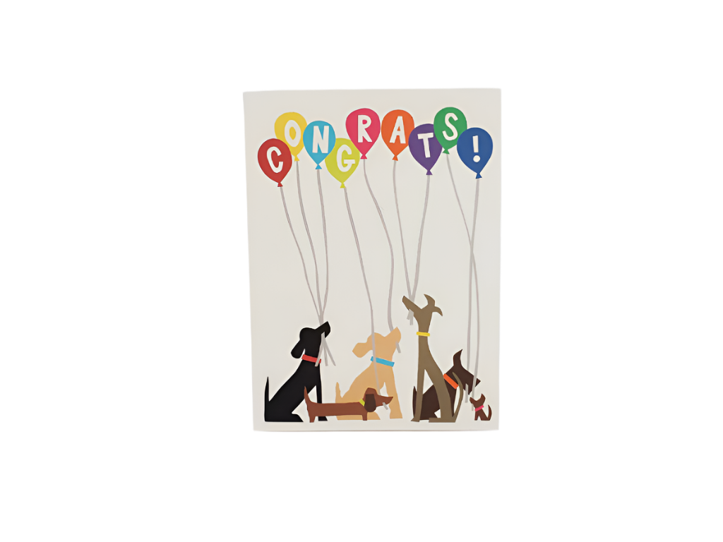 Doggie Congrats Greeting Card