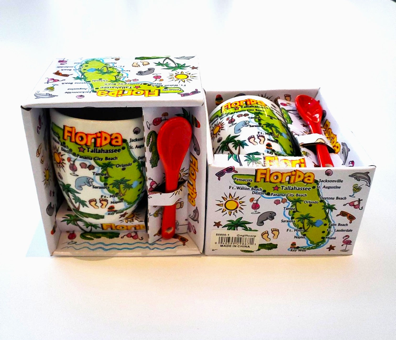 Florida Map Boxed Espresso Mug