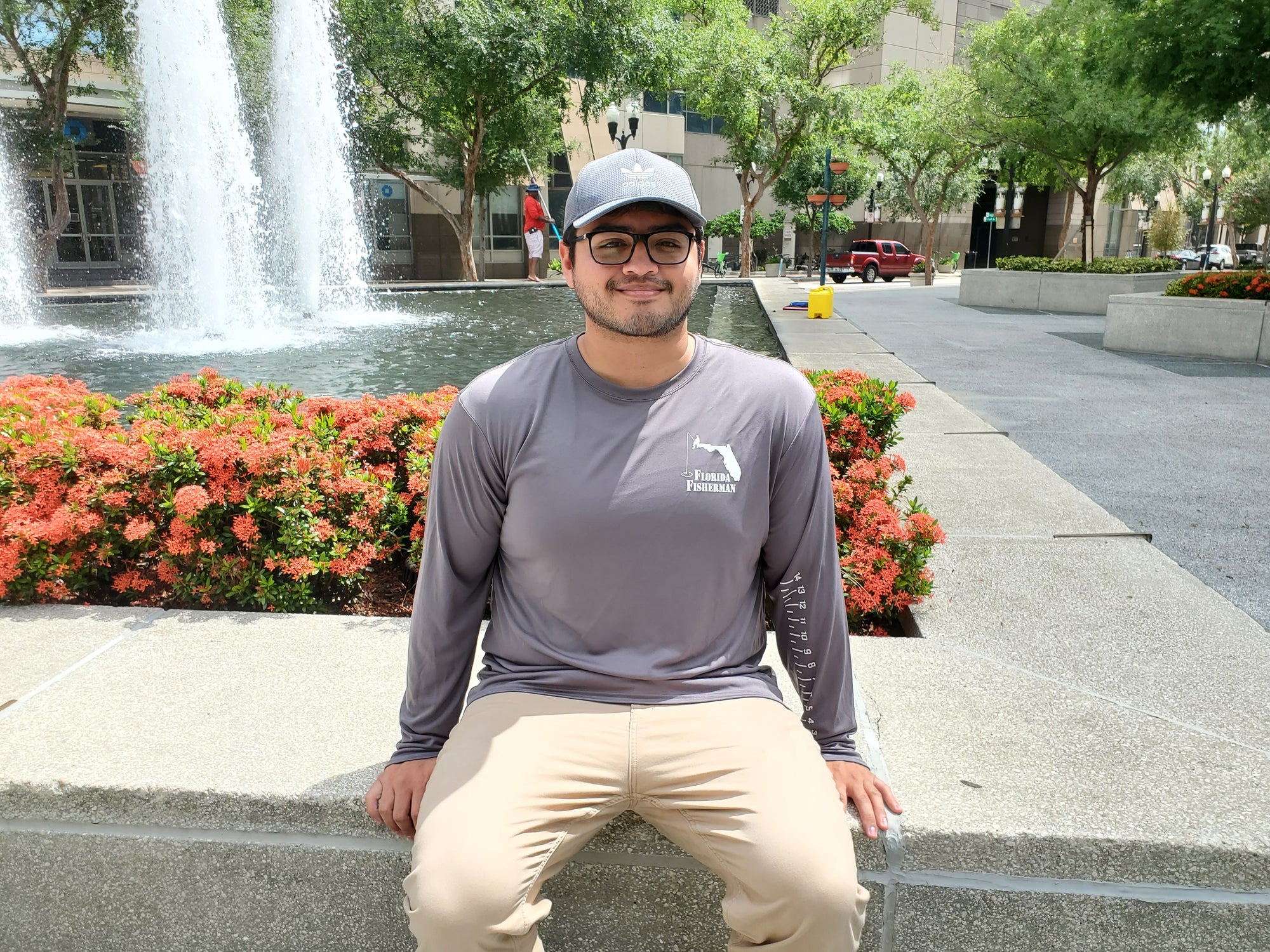 As is Florida Fisherman Long Sleeve 2X