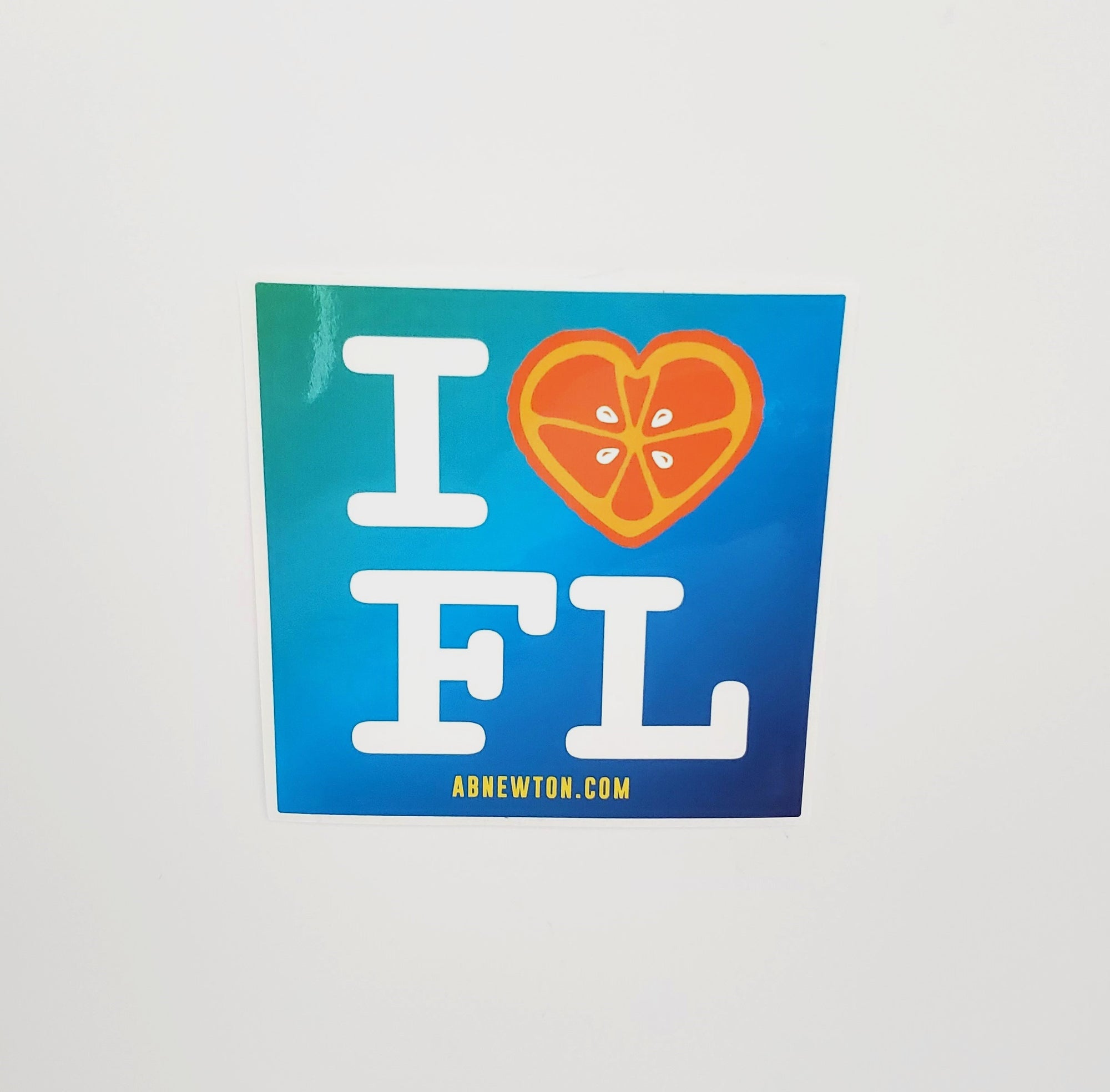I Love FL Sticker