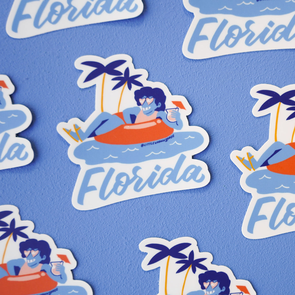 Florida Float Sticker