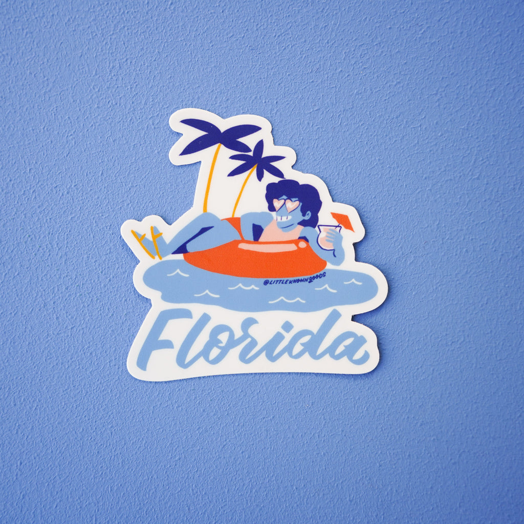 Florida Float Sticker