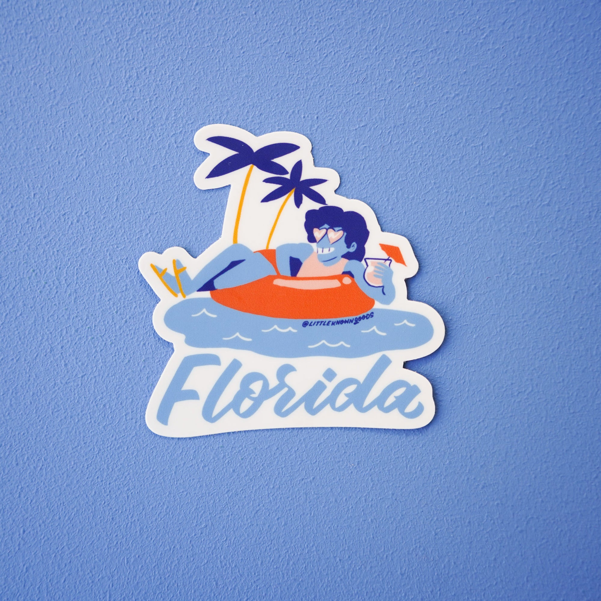 Florida Float Sticker