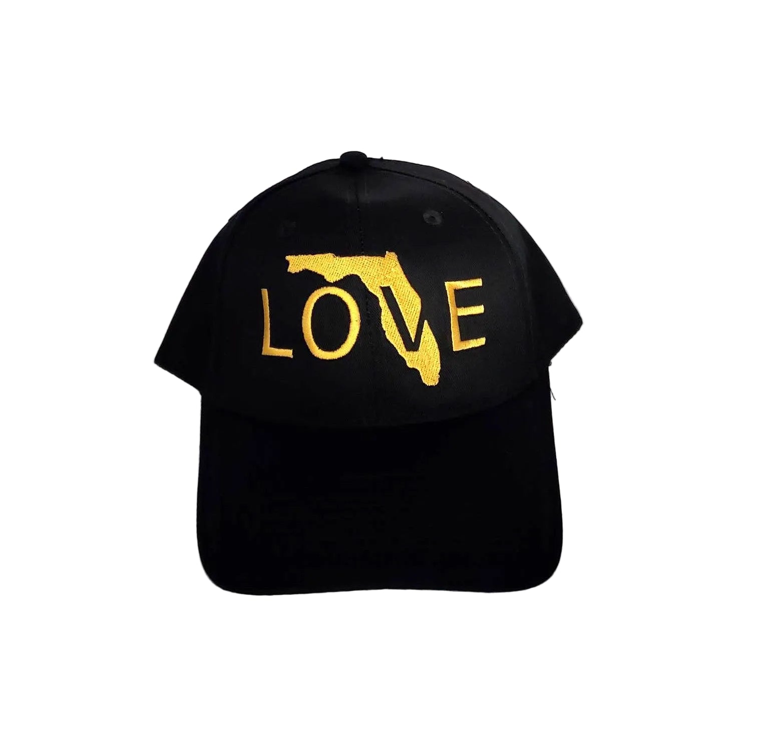 Love Florida Black Ball Cap