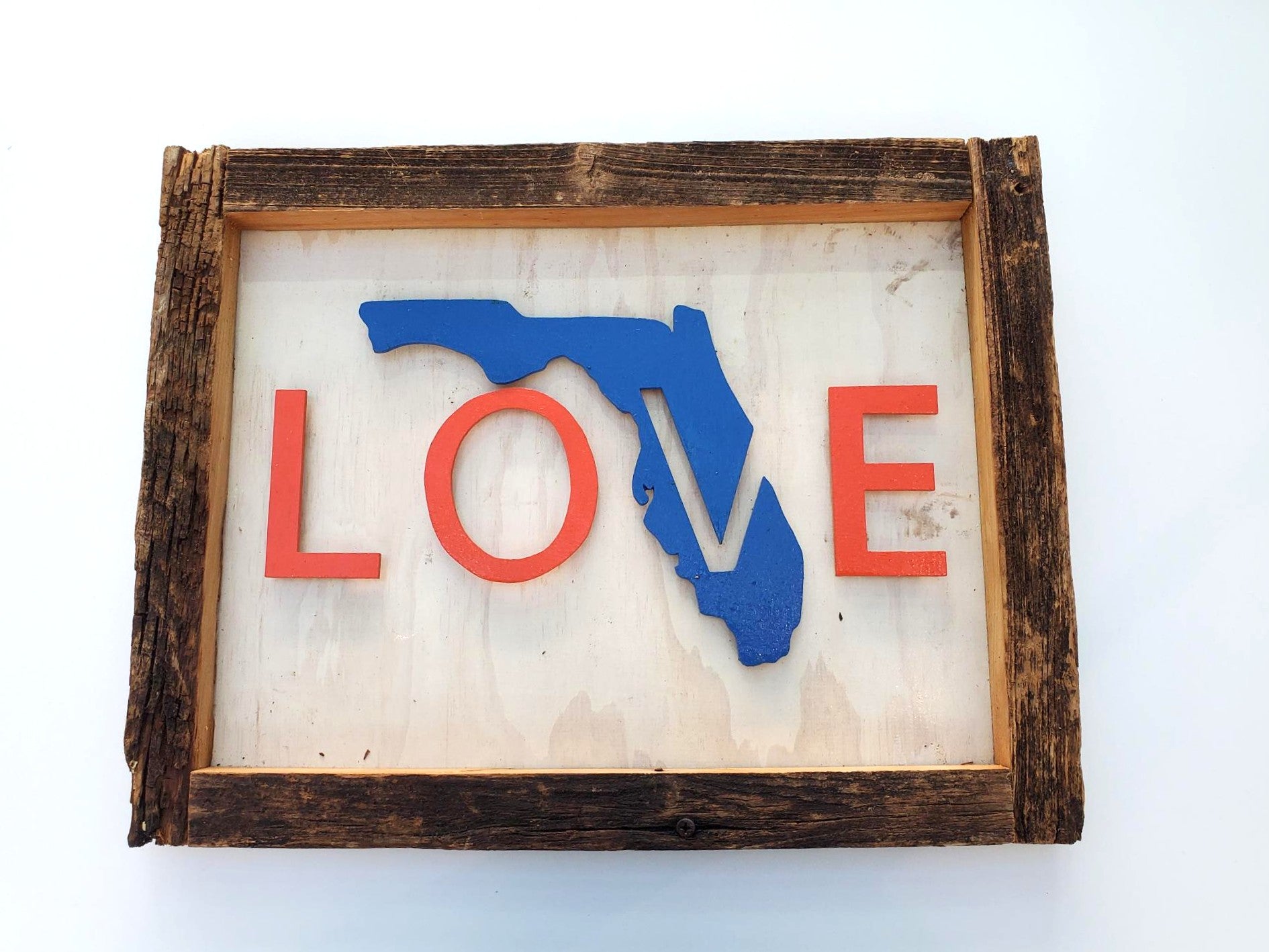Love Florida Wood Art