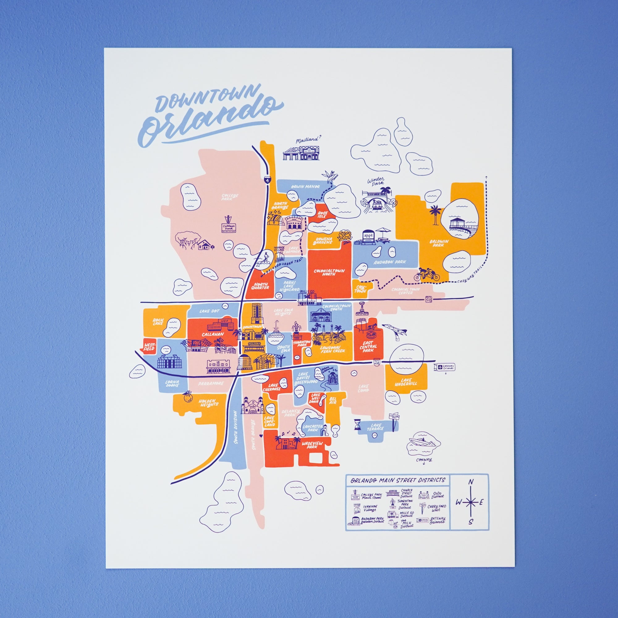 Downtown Orlando Map