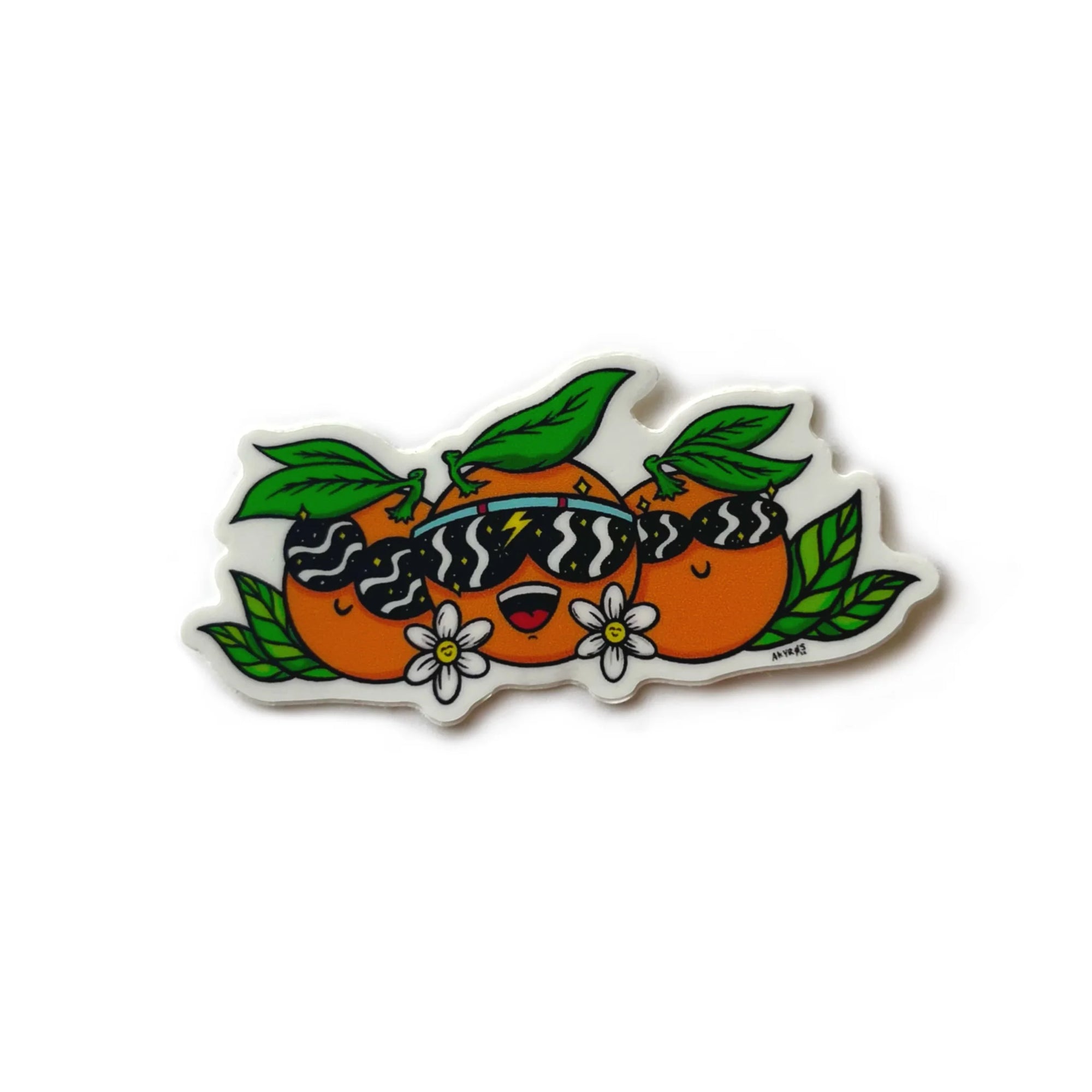 Orange Blossoms Sticker