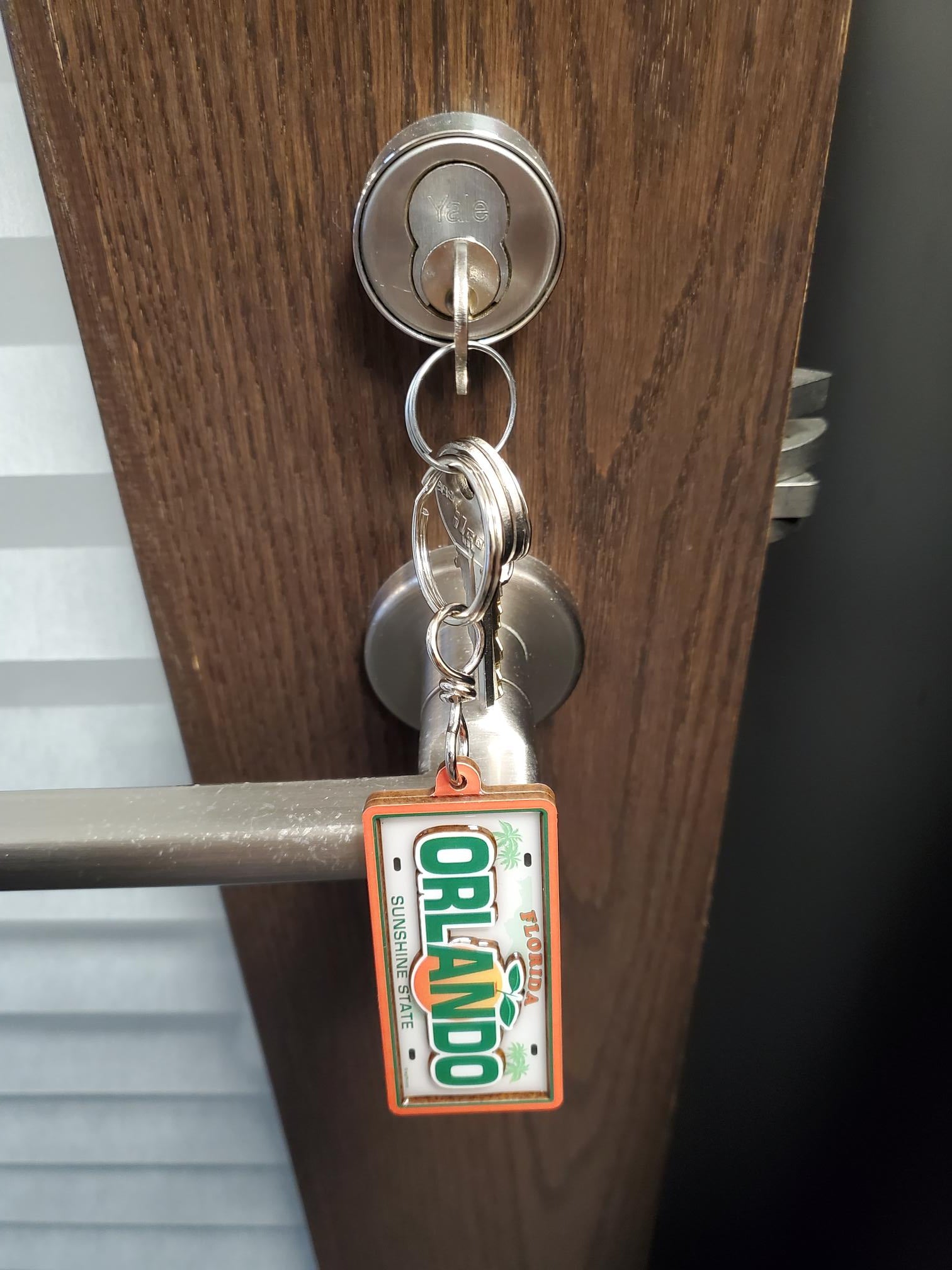 Orlando License Plate Keychain