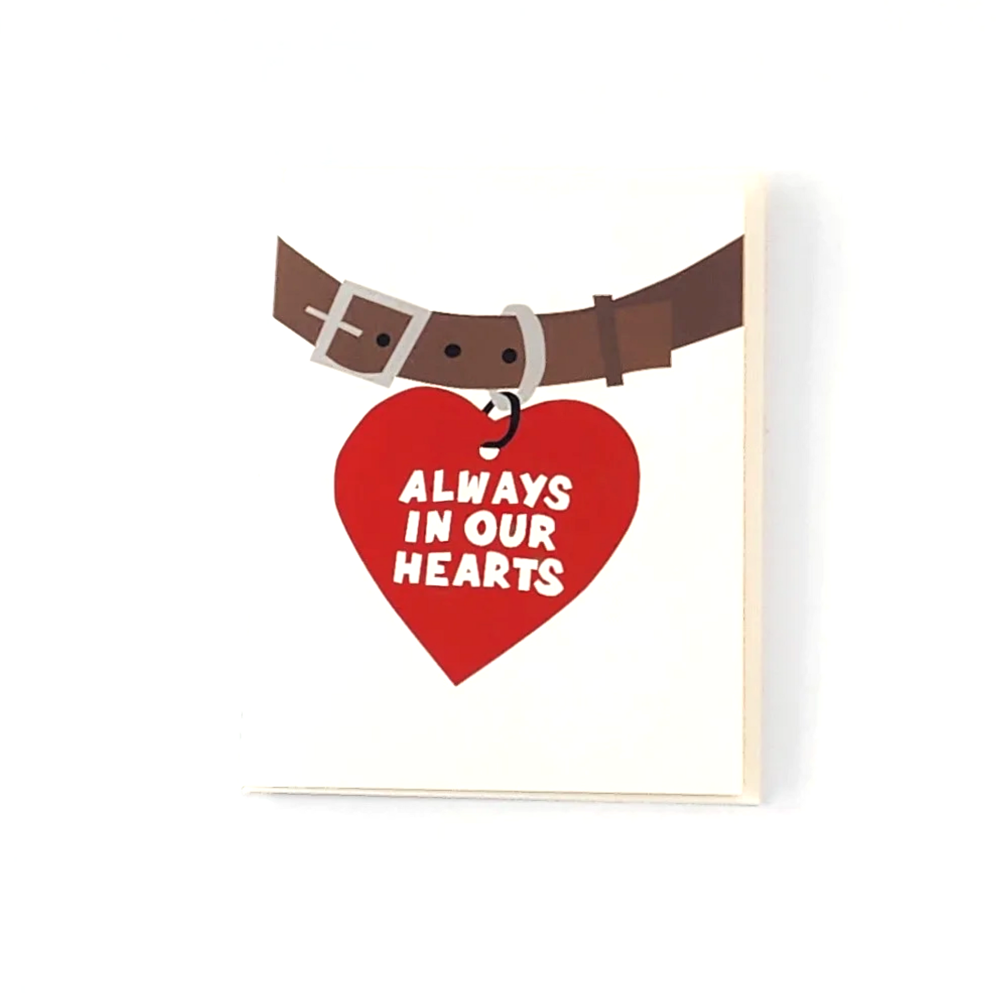 Pet Tag Sympathy Card