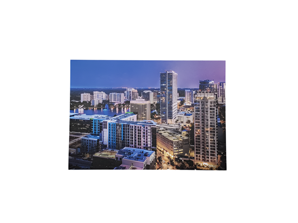 Postcard Downtown Orlando Skyline