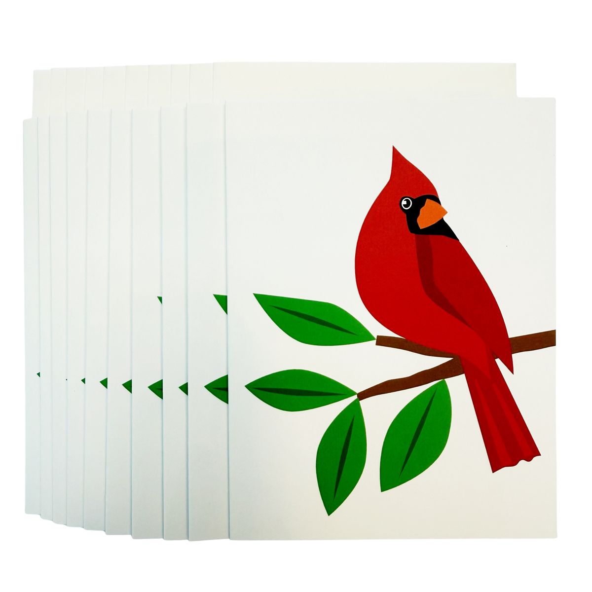Red cardinal notecards.