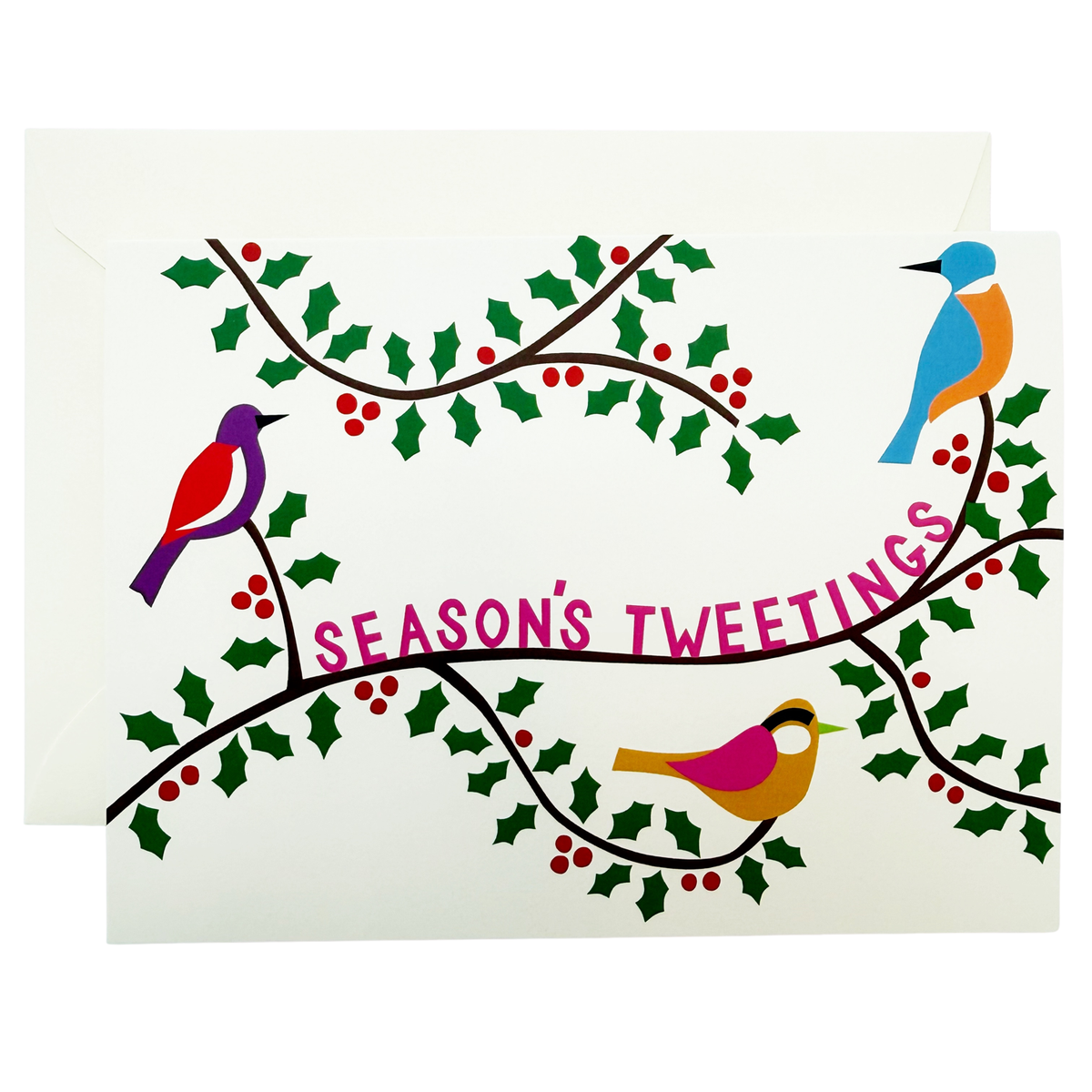 Birds on a branch.