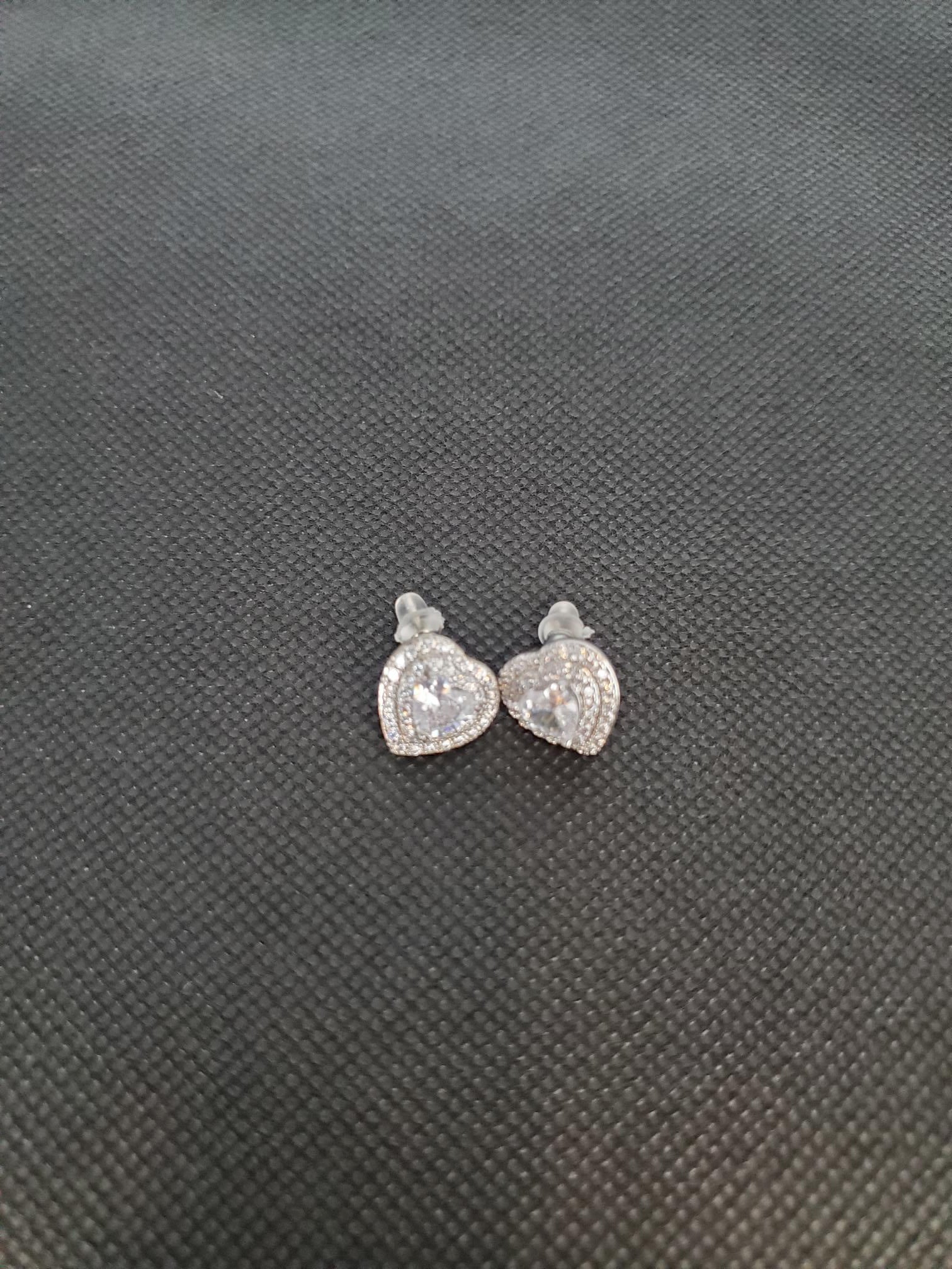 Silver Heart Earrings
