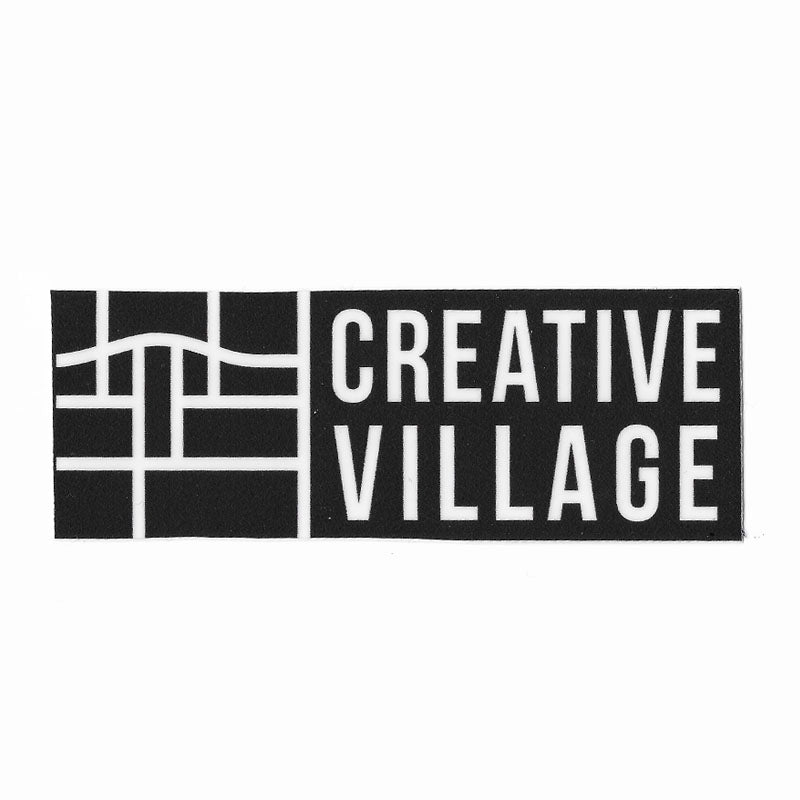 Creative Village Sticker Black