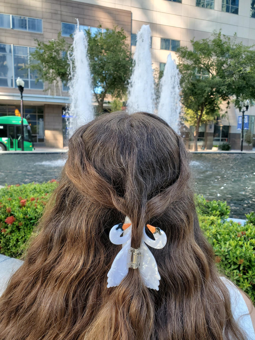 Swan Hair Clip