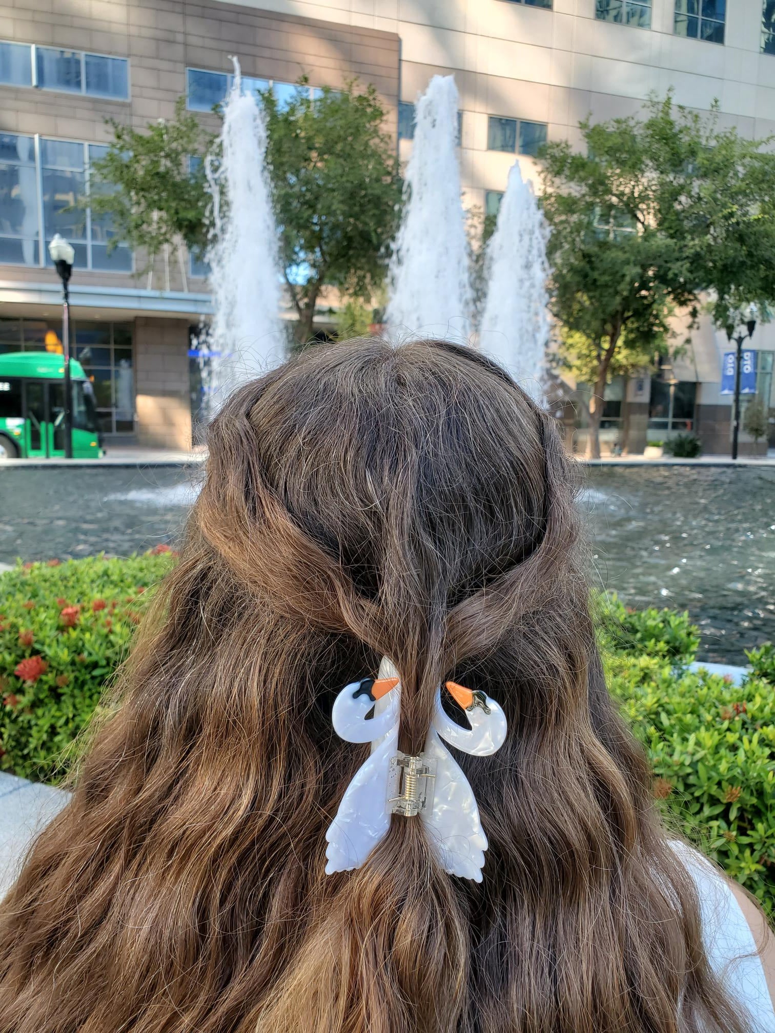 Swan Hair Clip
