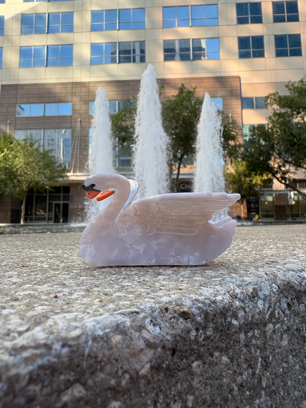 Swan Hair Clip