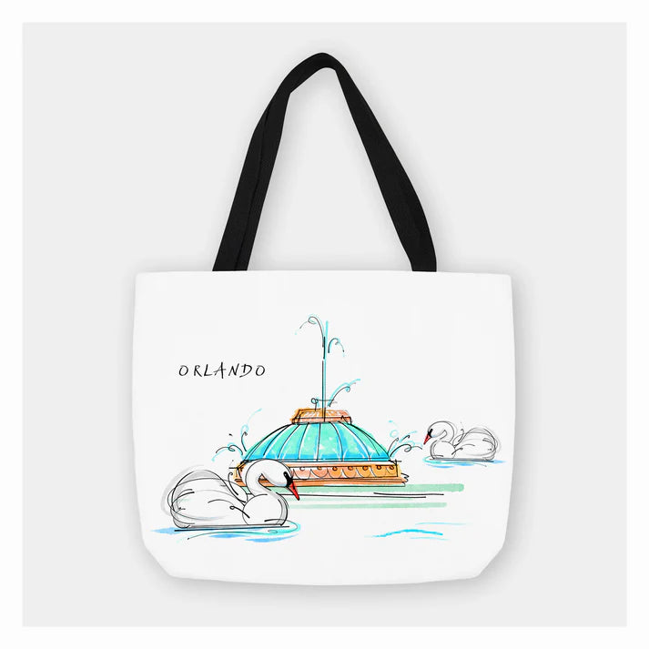 Swan & Fountain Tote