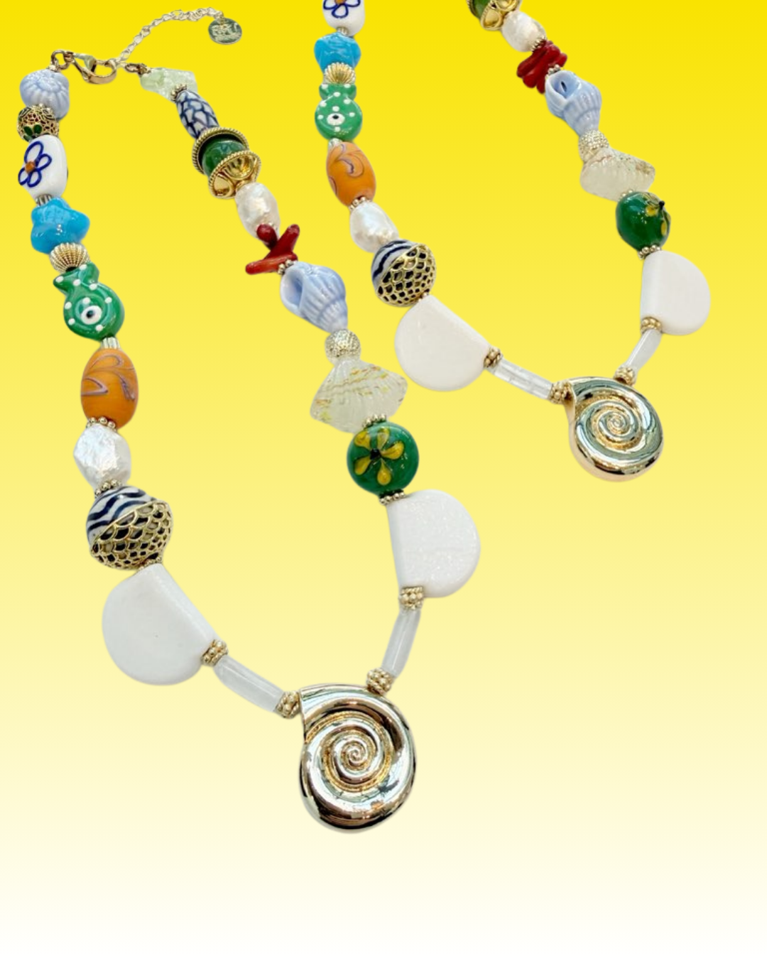 Tropical Soul Glass Bead Necklace