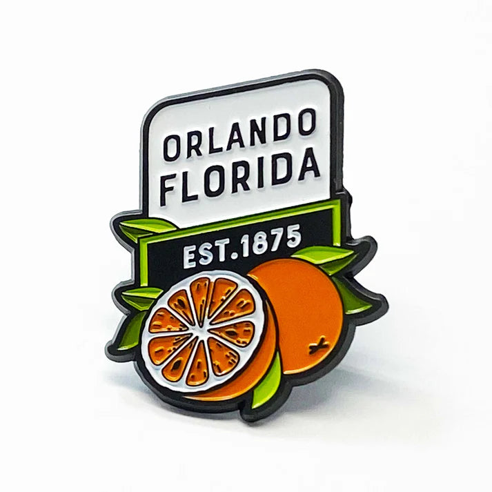 Orlando Florida Est 1875 Pin