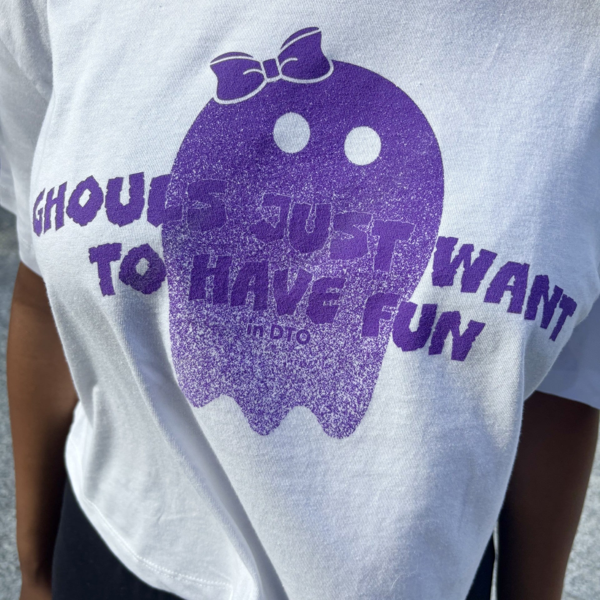 Ghouls Just Want to Have Fun Crop Top