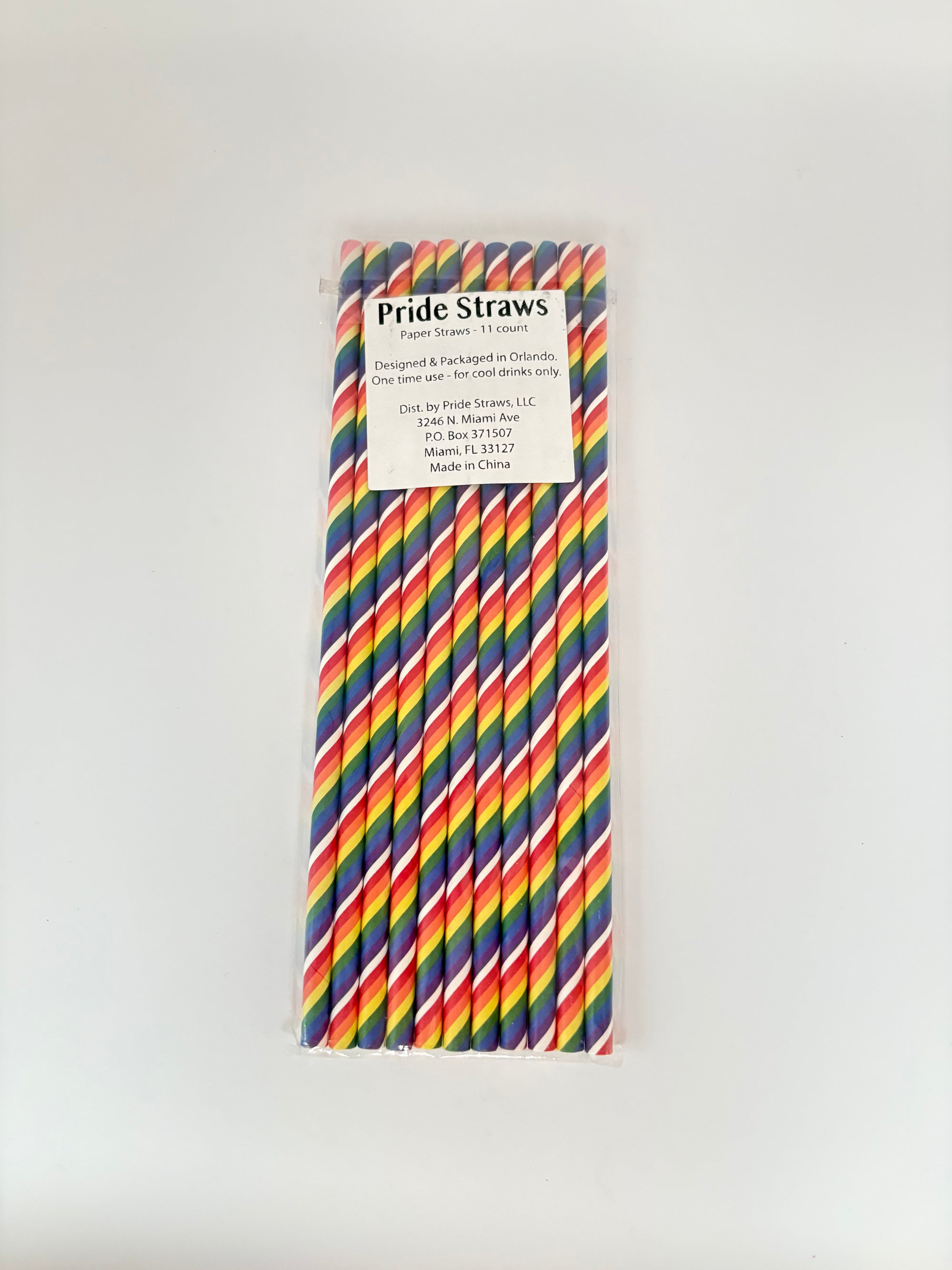 Pride Paper Straws, Rainbow