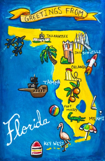 State of Florida Postcard