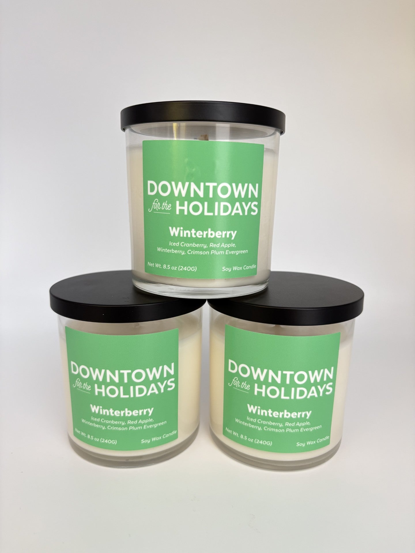 Holiday Winterberry Scented Candles